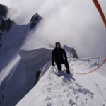 Guided climbing mountaineering Chamonix Mont Blanc Dent du Geant / Arete Rochefort