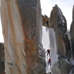 Cosmiques Arete Chamonix and Point Lachenal