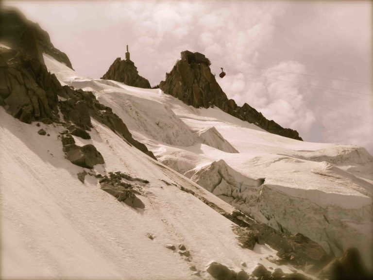 Aiguille du Midi North Face, Chamonix, Mont Blanc