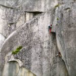 Rock climbing in Squamish Prow Wall