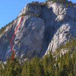 Canadian Rockies Climbing – Sea of Dream 5.10d, Guides Rock