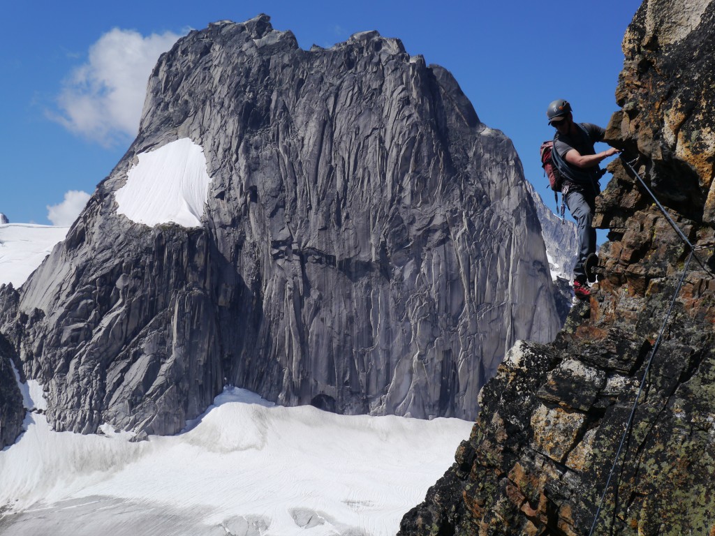 East Post Spire Bugaboos rock climbing