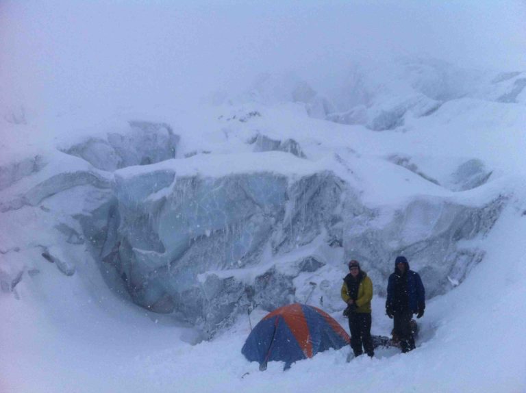 Crevasse Camping Mt Garibaldi Squamish