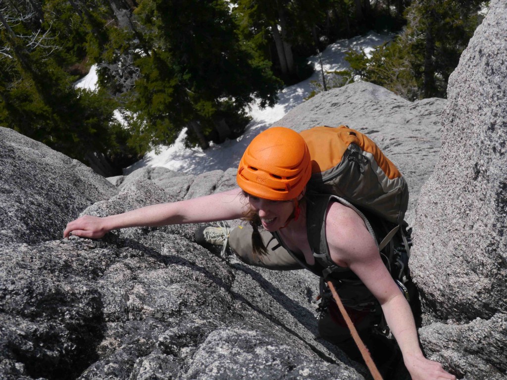 Climbing south face of Mt Habrich May 31, 2014