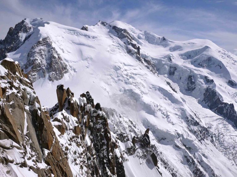 Mont Blanc from the gondola