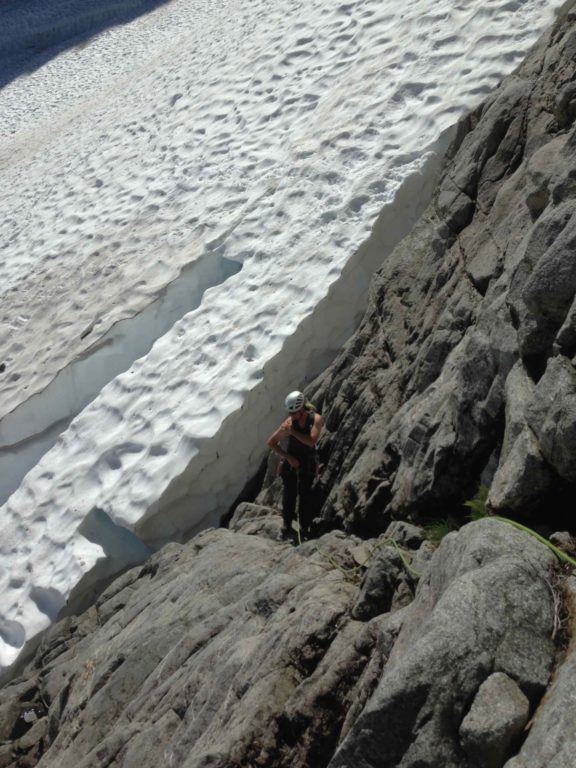 Mount Tricouni North Ridge - Moat