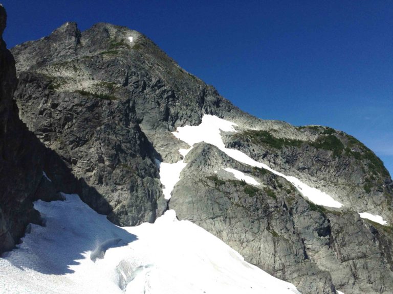 Mount Tricouni North Ridge - from NE