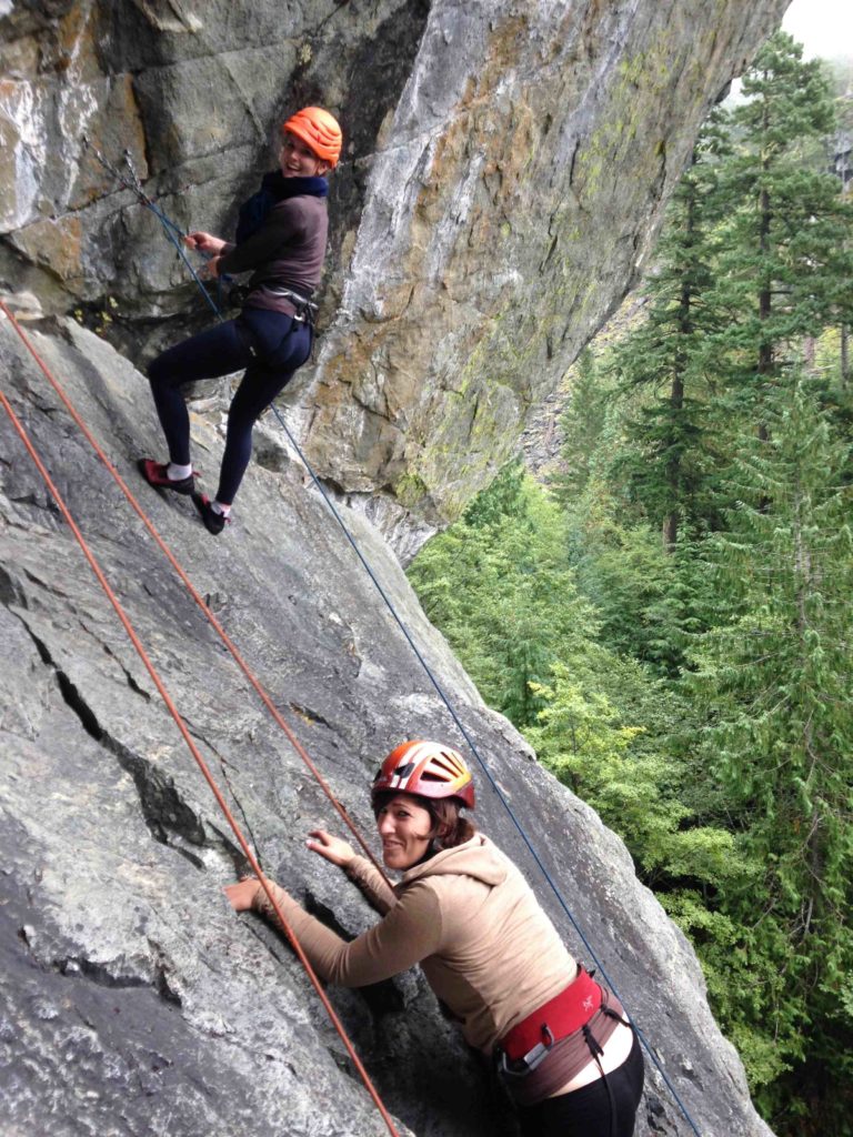 Happy and Scared Rockclimbing in Squamish