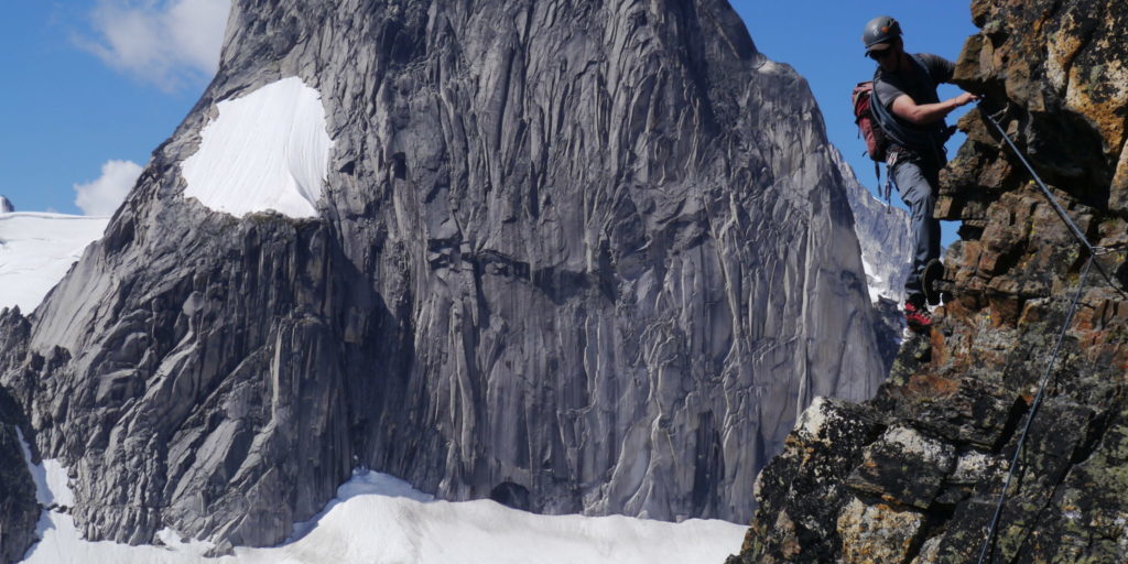 East Post Spire Bugaboos rock climbing