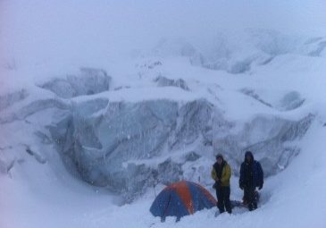 Mt Garbaldi Crevasse camping