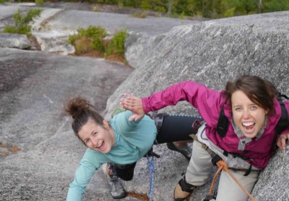 Climbing in Squamish