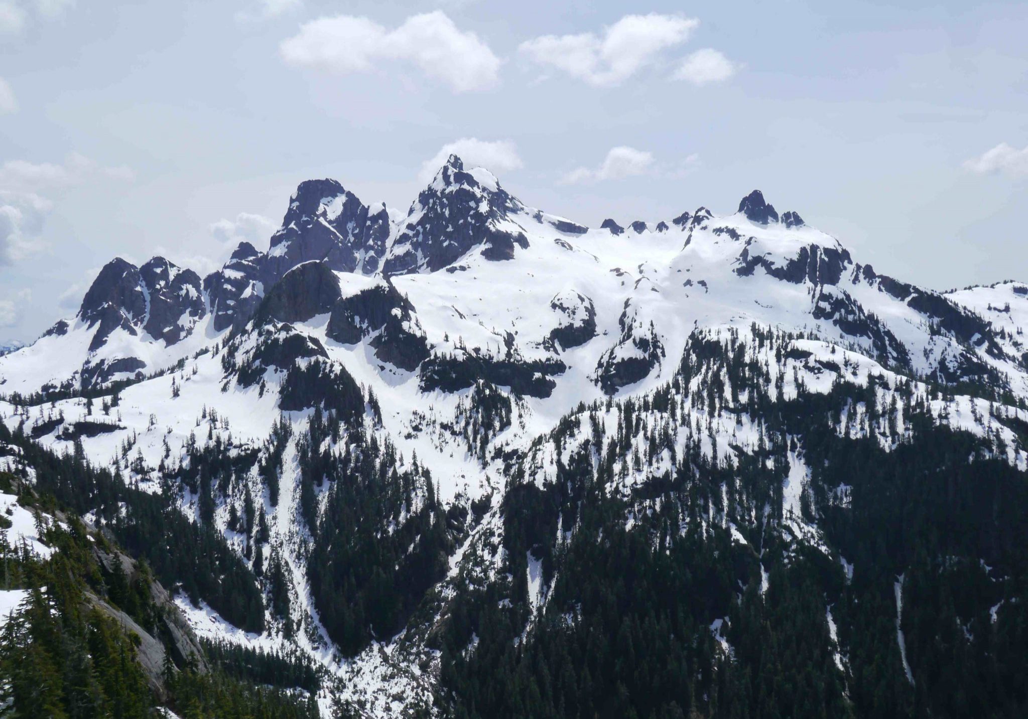 Sky Pilot Co-Polit group from Habrich Mt Squamish