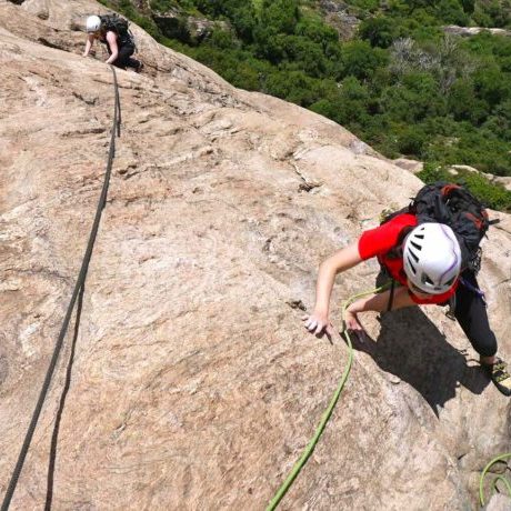 Private rock climbing instruction