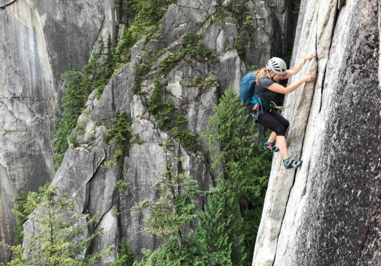 Squamish rock climbing experience