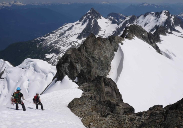 Tantalus Range  - Descending Mount Dione