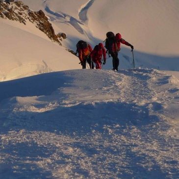 Mont Blanc - Summit ridge