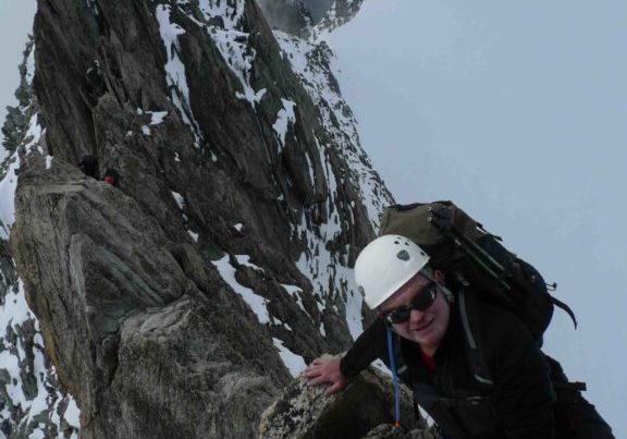 Ger on the Traverse d'Entreves