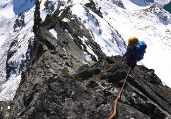 Climbing the south ridge of Mount Tricouni - Whistler Alpine Climbing